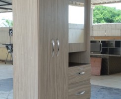 Comprar Guarda Roupa Solteiro com Espelho 3 Portas 2 Gavetas