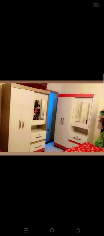 Venda Guarda Roupa Solteiro com Espelho 3 Portas 2 Gavetas