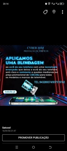 Venda Blindagem de telemóvel