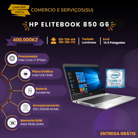 Venda MacBook Pro 2019 & HP EliteBook