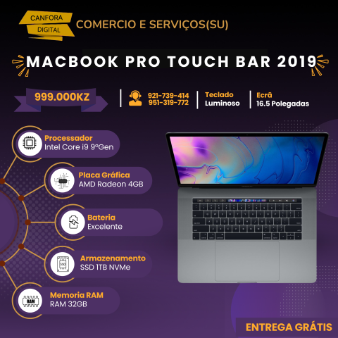 Venda MacBook Pro 2019 & HP EliteBook
