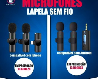 A venda VENDE-SE Microfone lapela sem fio de 3,5 mm para IPHONE E ANDROID