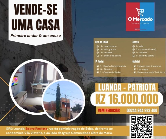 Venda Imóvel Inacabado+Anexo