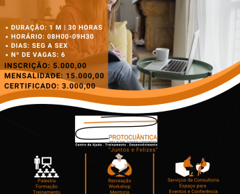 A venda CURSO DE DESENVOLVIMENTO PESSOAL E AUTOCONHECIMENTO
