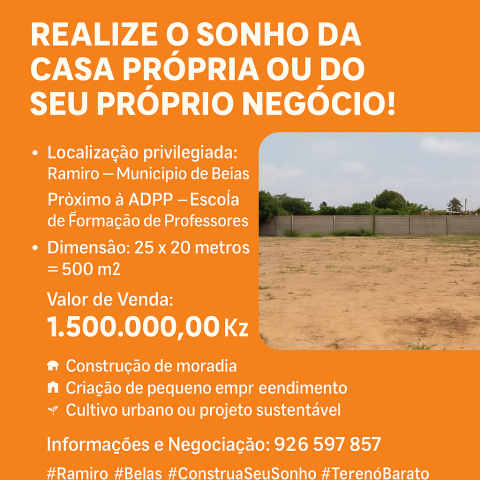 Venda TERRENO À VENDA NO RAMIRO MUNICÍPIO DE BELAS