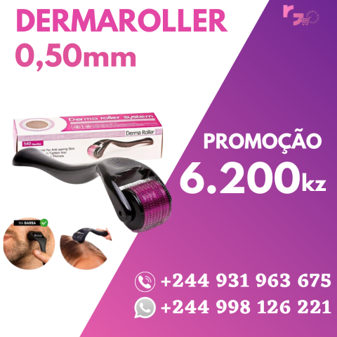 Venda Dermaroller para pele, barba e cabelo.