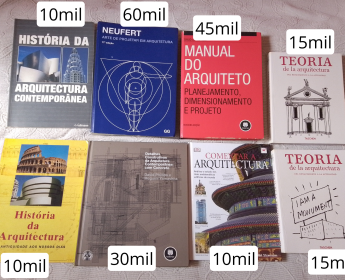 A venda Livros para estudantes de Engenharia Civil - Arquitetura