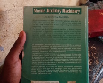 A venda Marine Auxiliary Machinery 7th Edition