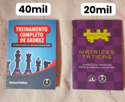 A venda Livros de Xadrez para jogadorez iniciantes, intermediários e profissio...