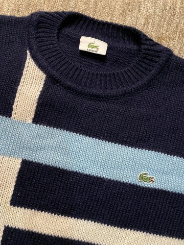 Venda LACOSTE NECK COLORBLOCK SWEAT