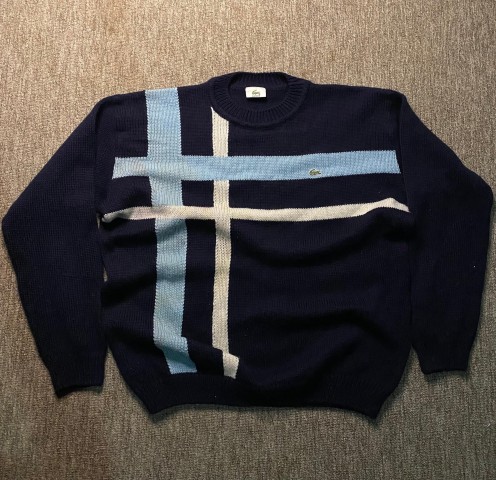 Venda LACOSTE NECK COLORBLOCK SWEAT