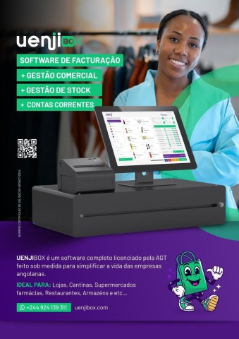 Venda Sistema de Facturação, certificado pela AGT