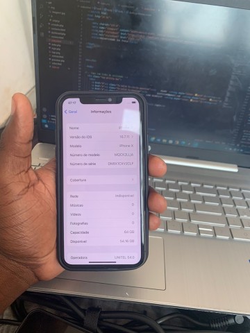 Venda IPHONE X 64GB NOVO