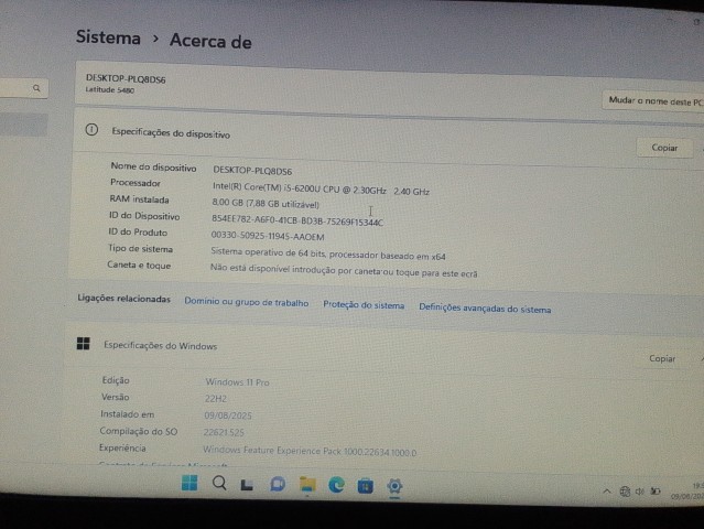 Venda Dell Latitude 5480 Core i5 6th