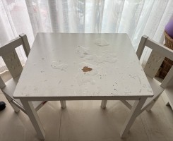 A venda Mesa + cadeiras