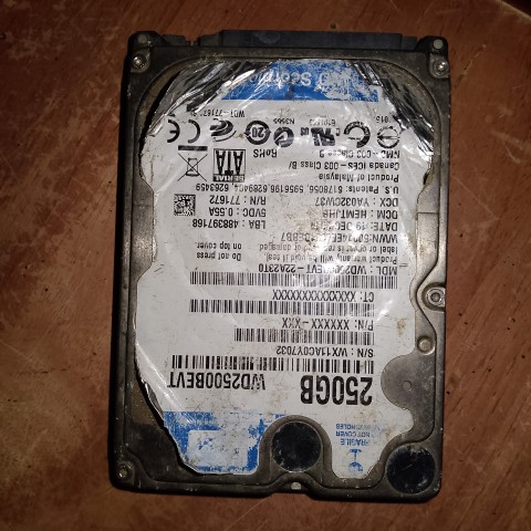 Venda HD 250 GB