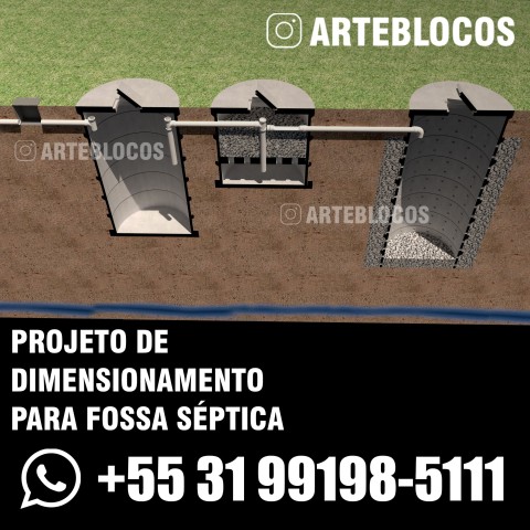 Venda Projecto fossa séptica sob medida