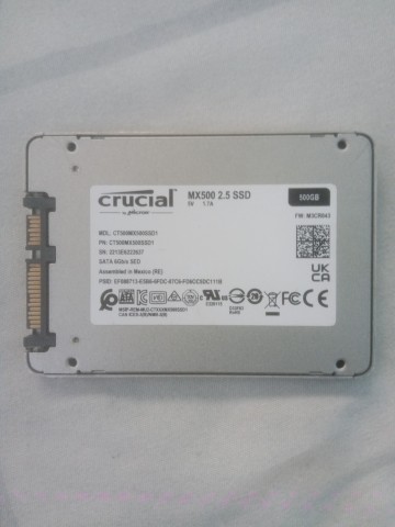 Venda Ssd 500gb
