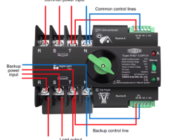 A venda Inversor Automatico, 125A, 230V, 400V 4 poles.