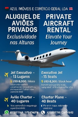 Venda Aluguer de aeronaves