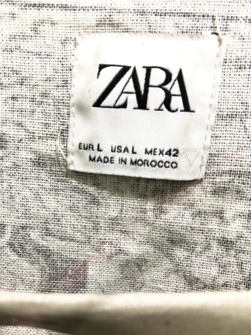 Venda T-shirt Off-white origem Italiana e camisa da Zara linho