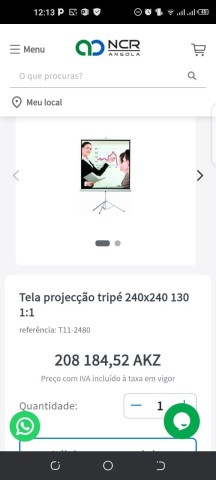 Venda Tela branca
