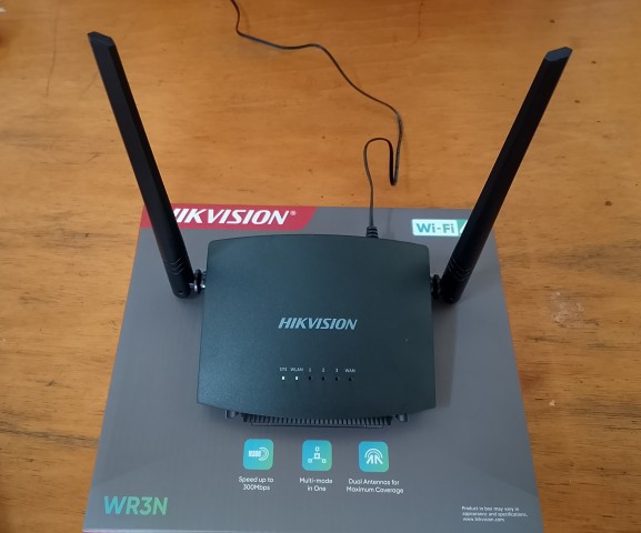 Venda VENDO ROUTER HIKVISION N300 NOVO, NUNCA USADO