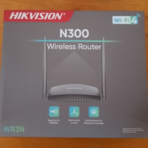 Venda VENDO ROUTER HIKVISION N300 NOVO, NUNCA USADO