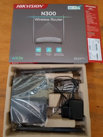 Venda VENDO ROUTER HIKVISION N300 NOVO, NUNCA USADO