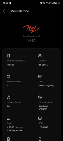 Venda Itel s23 4G