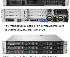 A venda SERVIDOR HPE PROLIANT DL380 GEN9 | HPE STORAEASY 1650