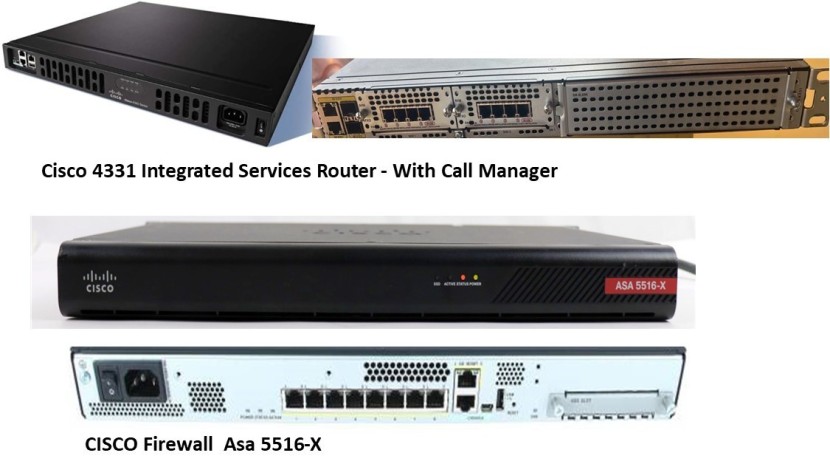 Venda Cisco 4331 Integrated Services Router - With Call Manager | CISCO Firewall Asa 5516-X
