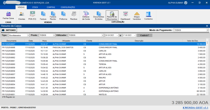 Venda Kwenda Gest - SOFTWARE DE GESTÃO E FACTURAÇÃO