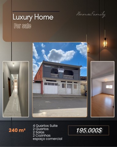 Venda Vivenda Luxuosa e Rentável no Coração do Bairro Popular