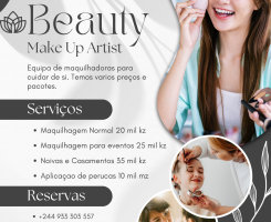 A venda Equipa de maquilhadoras