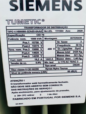 Venda VENDO UM TRANSFORMADOR (PT)