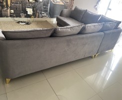 Comprar Cadeirão Moderno Suede Veludo Tipo L