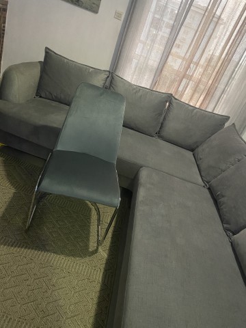 Venda Cadeirão Moderno Suede Veludo Tipo L