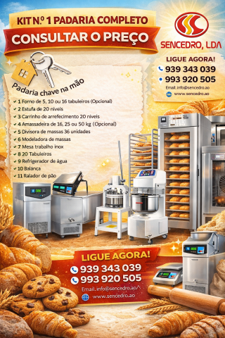 Venda KIT DE MÁQUINAS PARA PRODUZIR PÃES