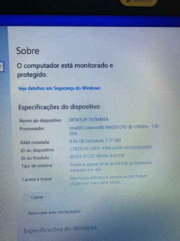 Venda COMPUTADOR EFICIENTE E ACESSÍVEL
