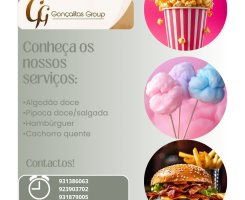 A venda Trabalhamos com eventos de comidas e não só
