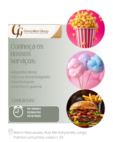 Venda Trabalhamos com eventos de comidas e não só