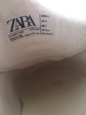 Venda Sapatilha Zara tamanho 41 Cor Creme