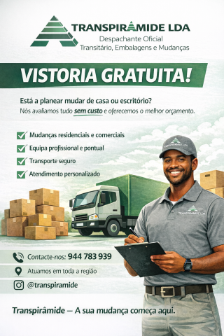 Venda Serviço de Mudanças, Embalagens, Transporte e Armazenamento.