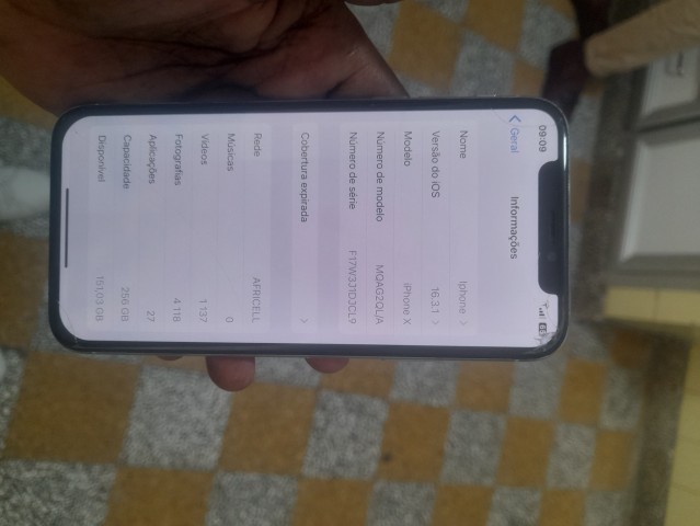 Venda IPhone X 256 GB