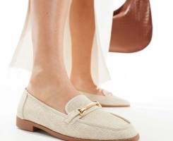 A venda ASOS DESIGN Wide Loafer Flat