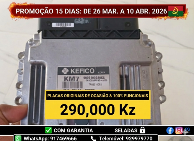 Venda PROMOÇÃO 15 DIAS: DE 26 MAR. A 10 ABR. 2026 Vende-se Placas Originais de Ocasião Seladas, 100% funcional