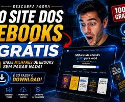 A venda O SITE SECRETO DOS EBOOKS GRÁTIS Descubra como baixar milhares de eboo...