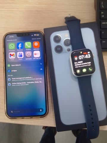 Venda Iphone 13 Pro Max com Apple Watch 6