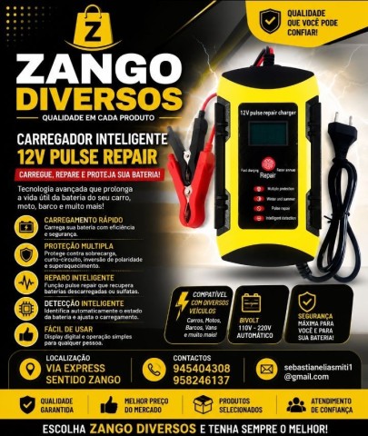 Venda CARREGADOR DE BATERIAS AUTOMOTIVA 12V